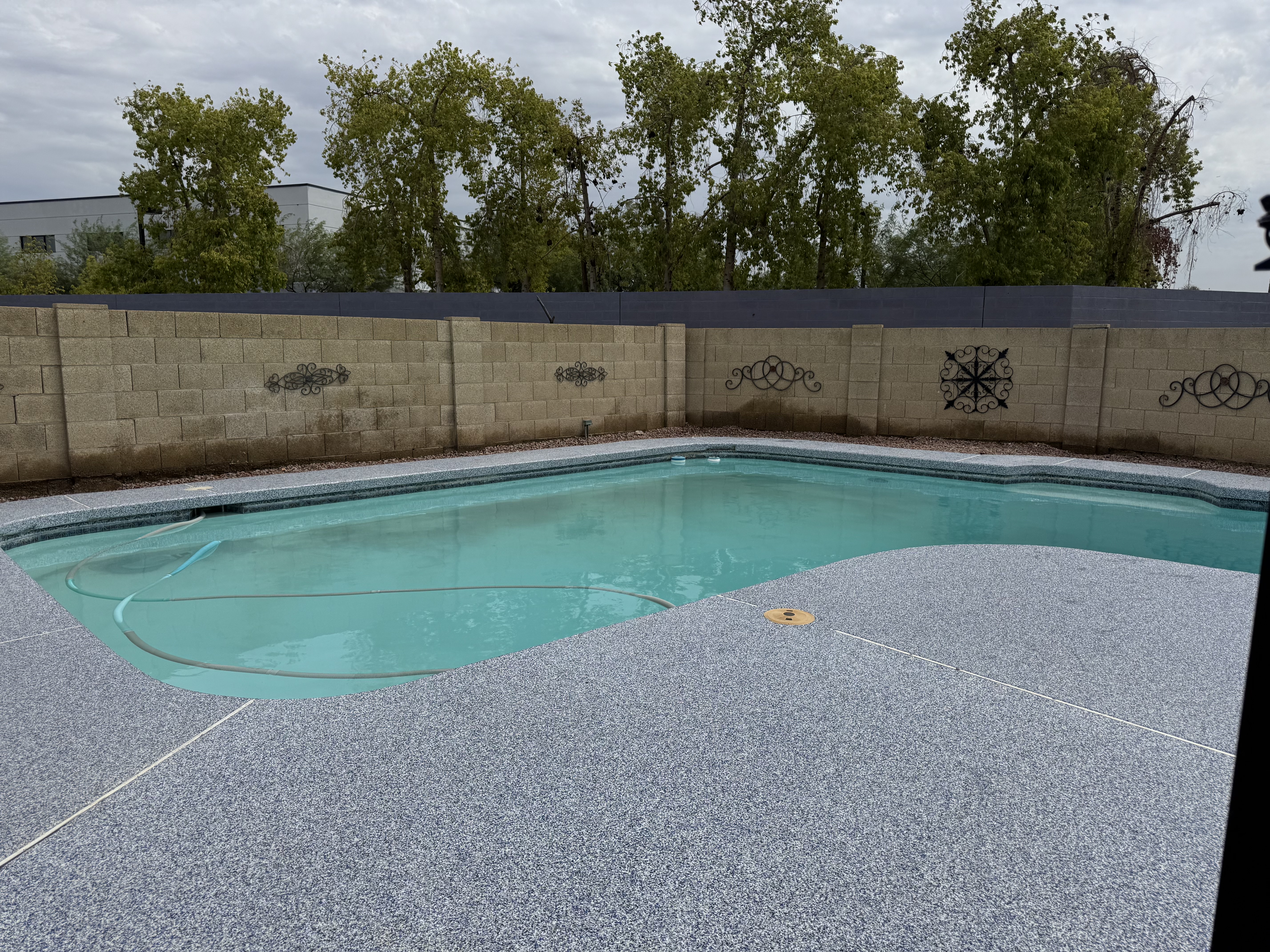 Pool deck coating